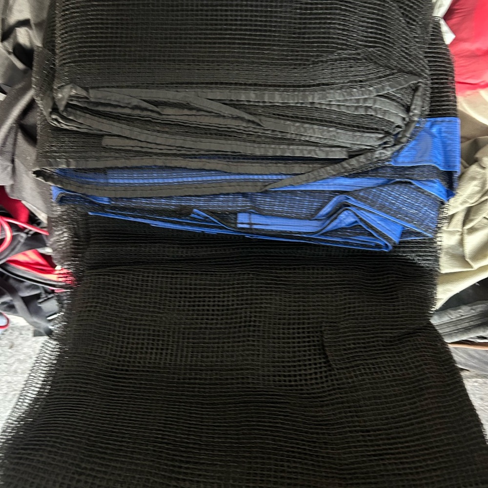 SKYBOUND #Trampoline top cover Black and Blue Mesh  brand new
